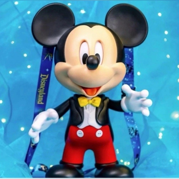 Talking Moving Mickey Mouse Popcorn Bucket Disneyland 70th Celebration - Picture 2 of 3